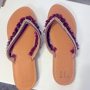 Sandals. Worn once. Size 9